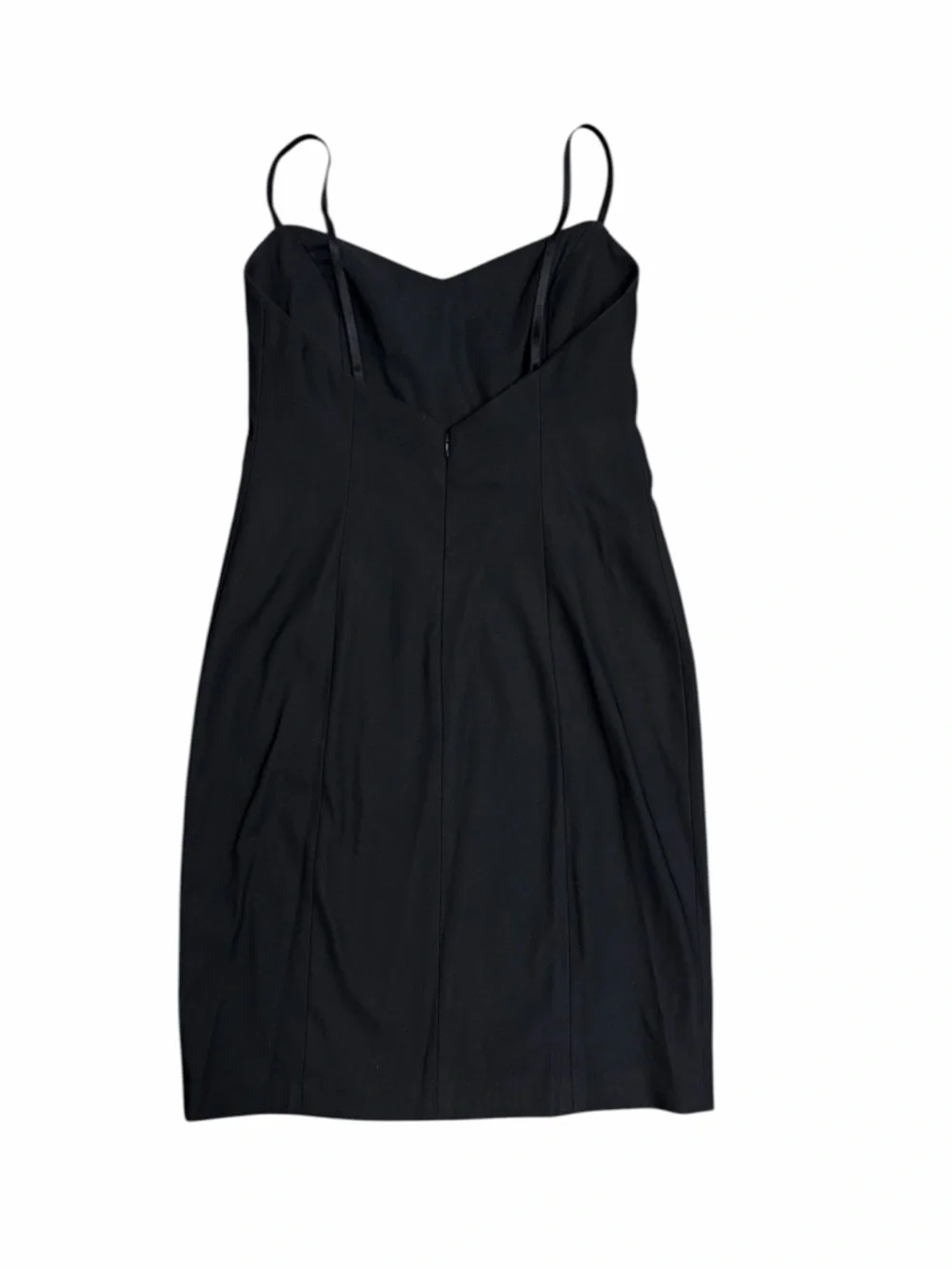 Vintage Laundry by Shelli Segal Black Dress with Pink Floral Sequins - Size 12 - Picture 2 of 6